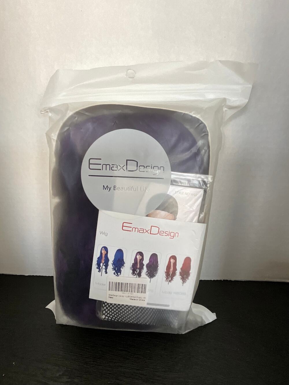NWOT Dark Purple Cosplay Wig